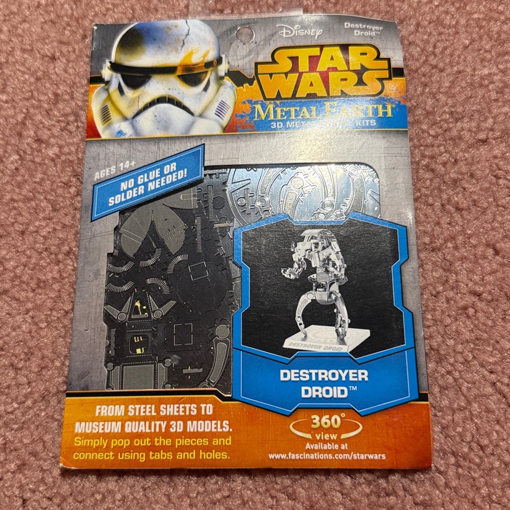 Star Wars Metal Earth 3D Metal Model Kits Destroyer Droid